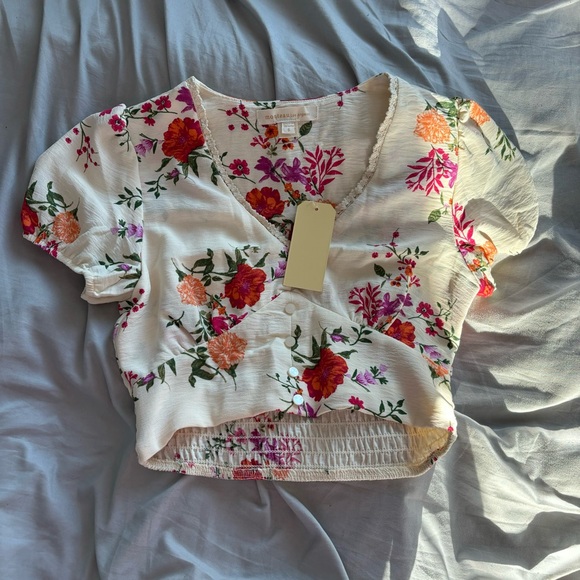 Free People Tops - Floral Lace Top